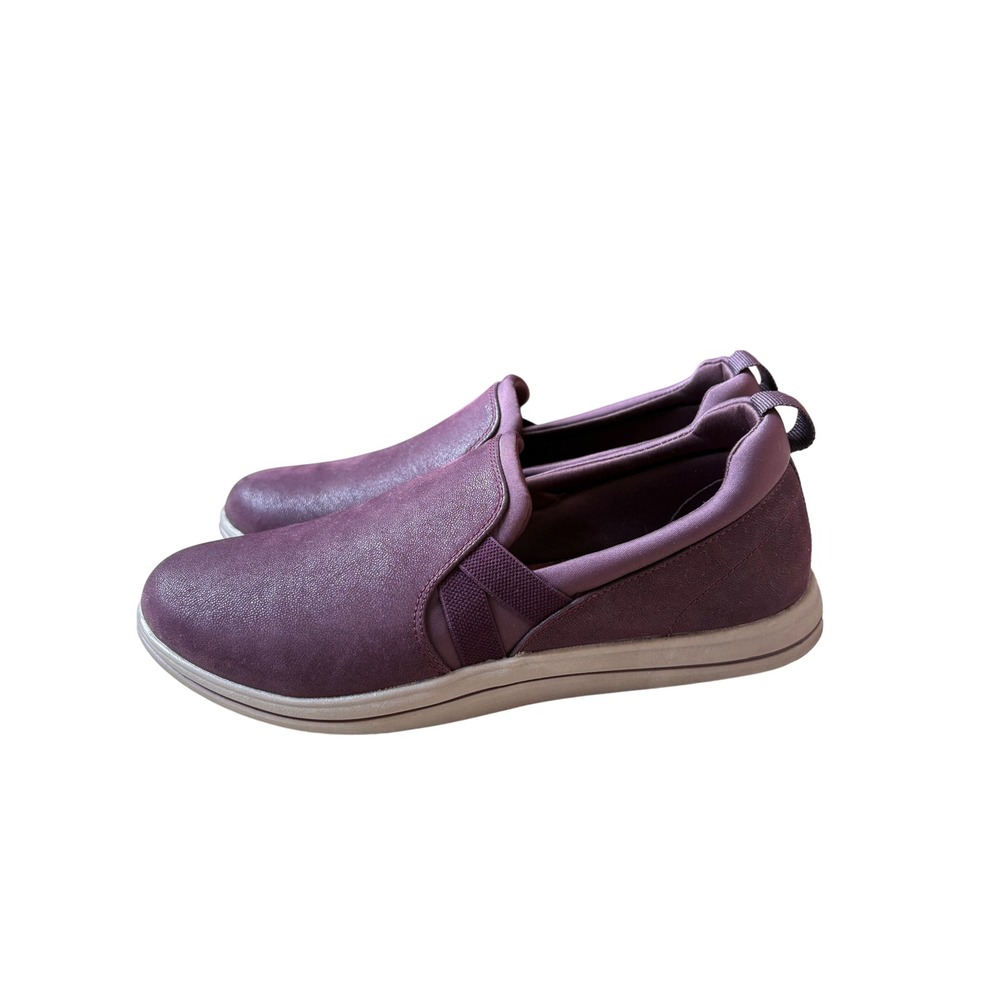 Clarks Cloudsteppers Breeze Bali Burgundy Slip On Loafers Womens 8.5 M 26168942 - Picture 3 of 9